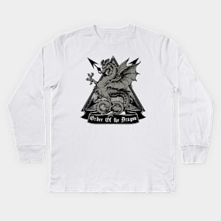 ORDER OF THE DRAGON Kids Long Sleeve T-Shirt